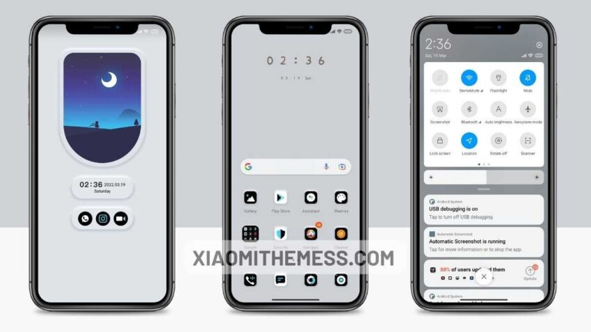 Component Dream MIUI theme for Xiaomi and Redmi Devices