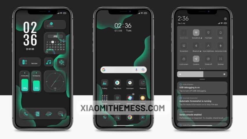 Glass Mimicry MIUI theme for Xiaomi and Redmi Devices