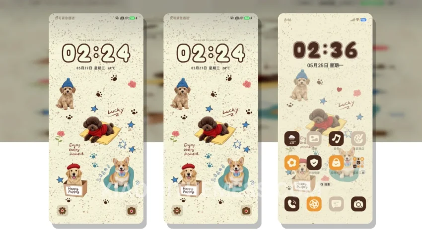 Dog Diary MIUI Themes for Xiaomi and Redmi Devices
