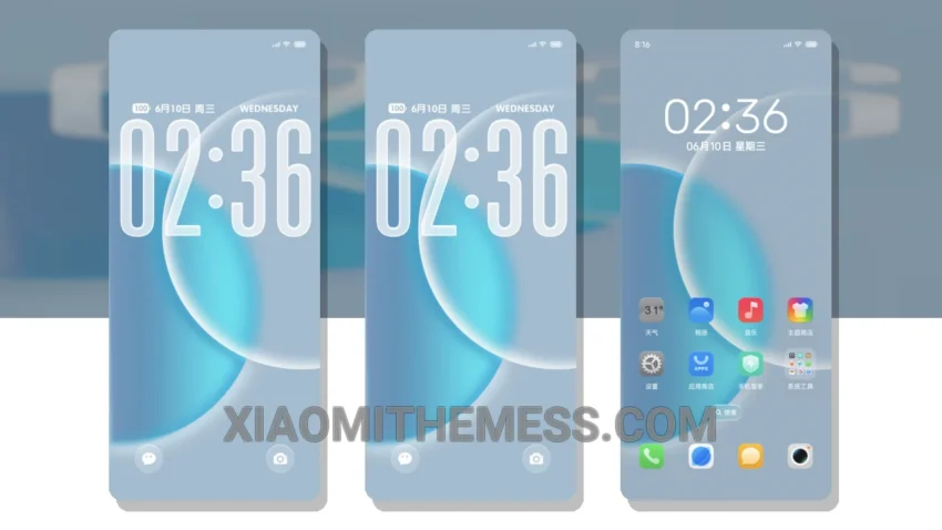 Clear Sky AIR: The Elegant Pastel Aesthetic HyperOS Theme