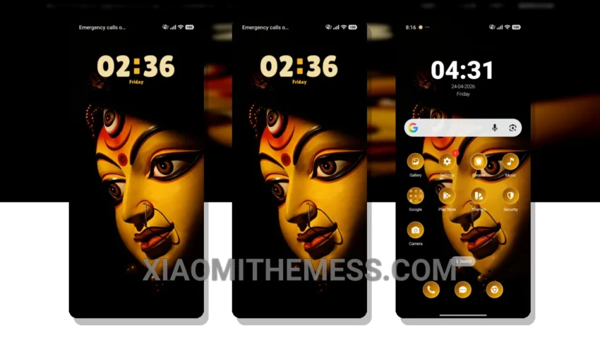 Durga in Shadows HyperOS Theme for Xiaomi and Redmi Phones