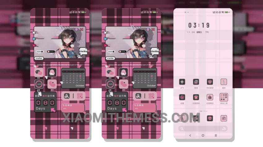 Sweet Cool Black MIUI Themes for Xiaomi and Redmi Devices
