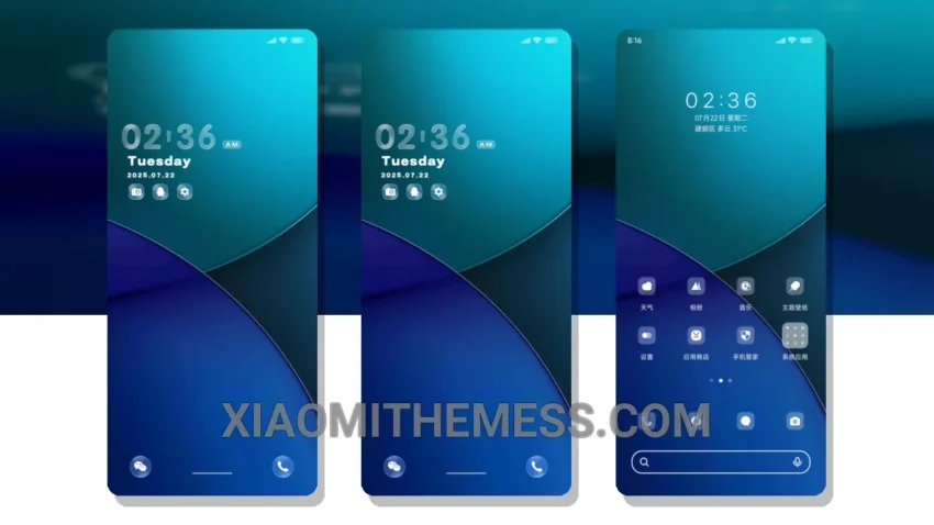 Double Glass Overlay: Elegant Dark Mode MTZ Theme