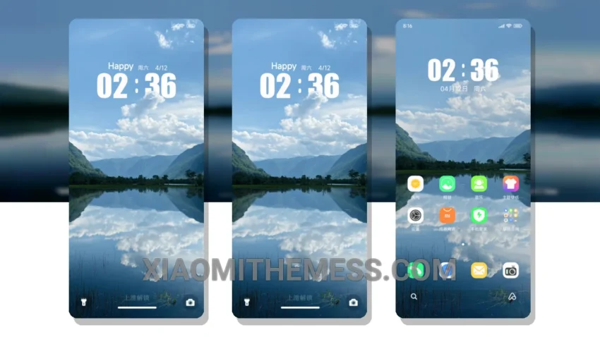 Depth of Field: Minimalist Dark Mode Theme for Xiaomi and Redmi Devices