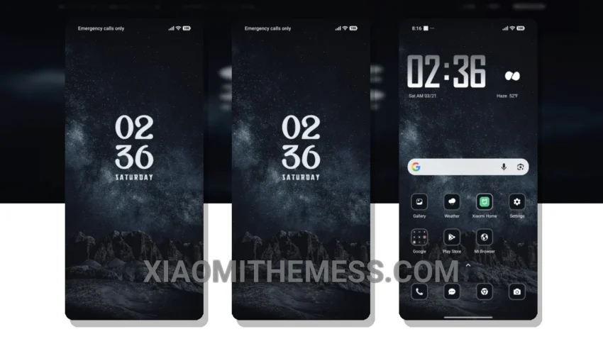 Mountain Nights: The Dark, Sleek HyperOS Theme With a Unique Twist