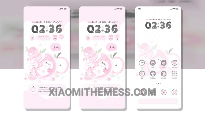 Whisker Snack Shop MIUI Themes for Xiaomi and Redmi Devices