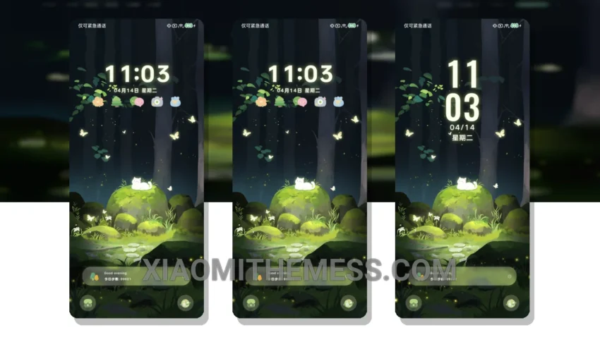 Whispers of the Forest Time Perception MIUI Themes for Xiaomi and Redmi Devices