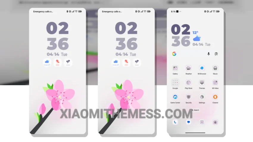 Flowers Are For You HyperOS Theme for Xiaomi and Redmi Phones