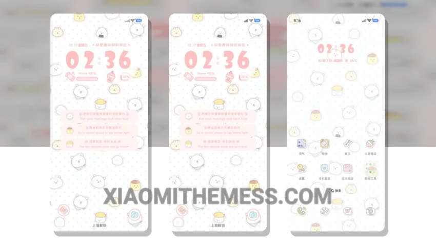 Flat Bear Theme: Elegant Dark Mode for Xiaomi Devices