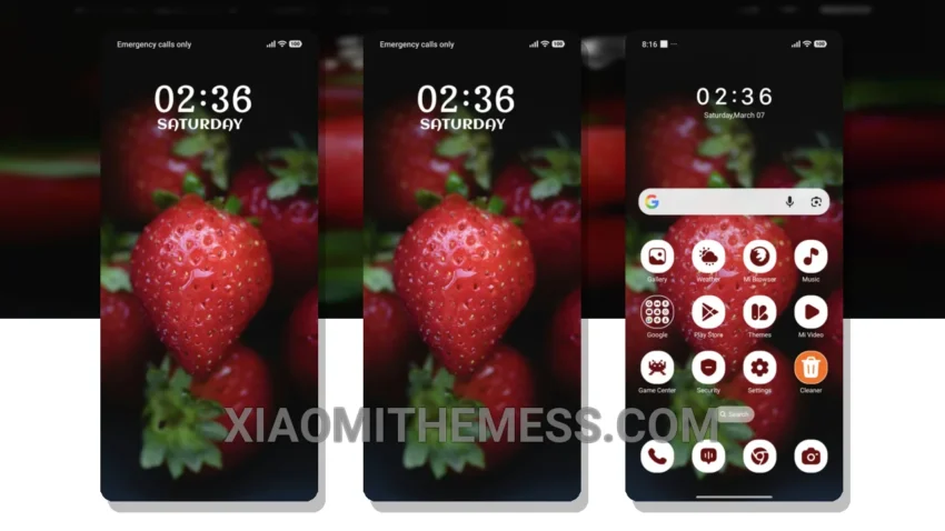 Scarlet Fresh: The Elegant Dark Mode HyperOS Theme With a Twist