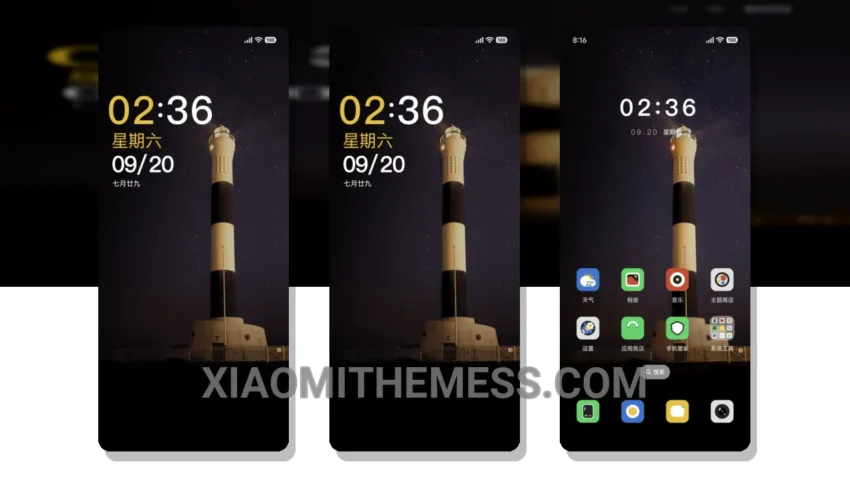 Elegant Dark Mode: Direction Guide Theme for Xiaomi and Redmi Phones