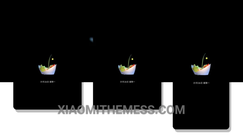 Blossoming Bear Little Boat: The Serene HyperOS Theme With a Touch of Whimsy