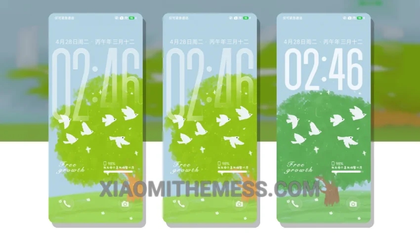 Freedom To Grow MIUI Themes for Xiaomi and Redmi Devices