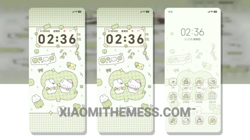 Lucky Clover MIUI Themes for Xiaomi and Redmi Devices