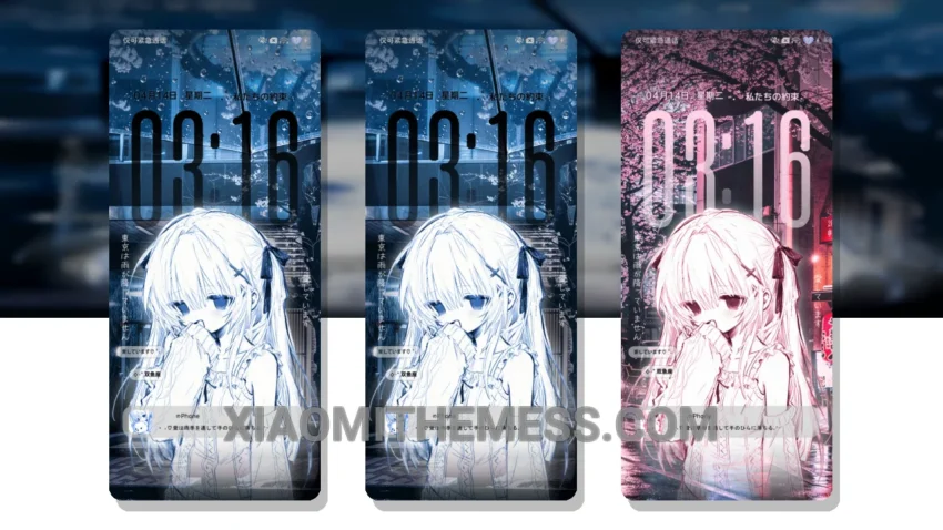 Emotional Dissonance: A Dark, pastel aesthetic themes MTZ theme
