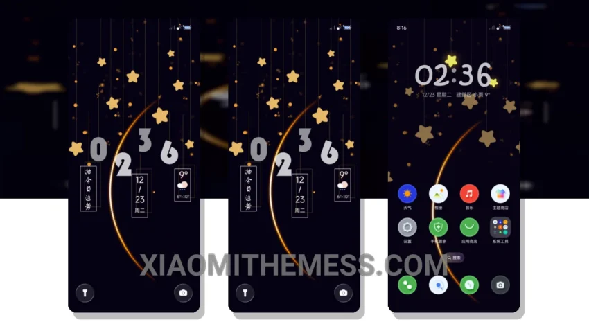 My Lucky Star: A Soft Pastel Aesthetic MTZ Theme for Xiaomi