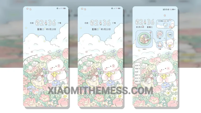 Romance Of Spring MIUI Themes for Xiaomi and Redmi Devices