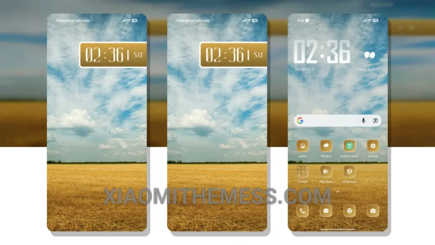 Grass Field: A Serene Pastel Aesthetic Theme