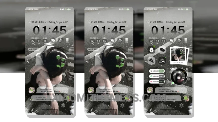 Lucky Winter With You HyperOS Theme for Xiaomi and Redmi Phones