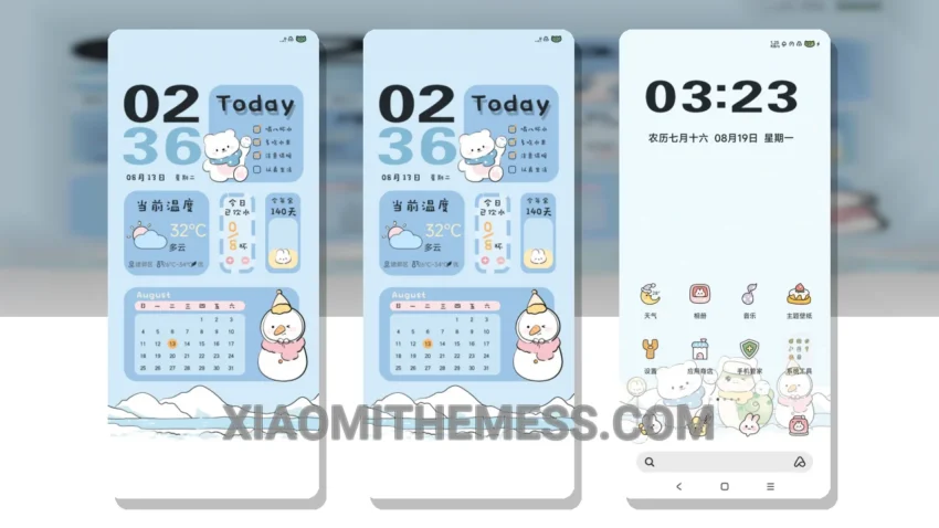 Winter Arrival: A Minimalist Dark Mode HyperOS Theme With Unique Twist