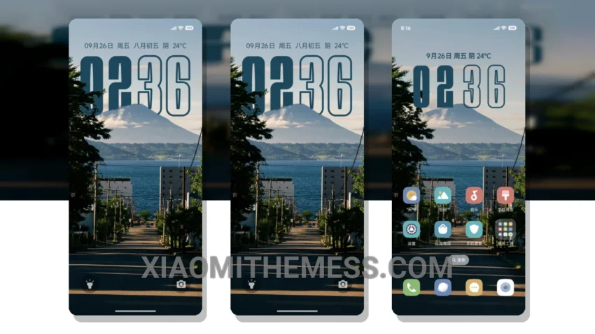 Simplicity Meets Nature HyperOS Theme for Xiaomi and Redmi Phones