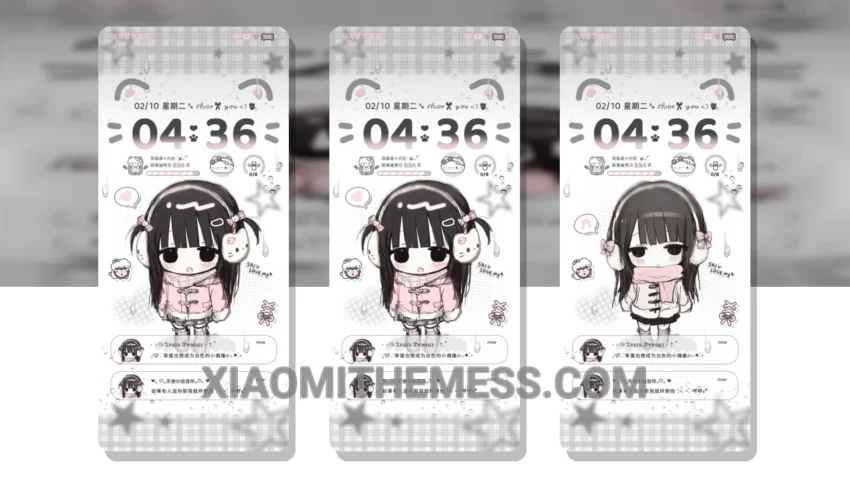 Pastel Girl’s Quirky Daily: The Clean HyperOS Theme With a Unique Aesthetic
