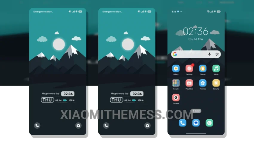 Dusk Hill Sun: The Soothing HyperOS Theme With a Gentle Pastel Aesthetic