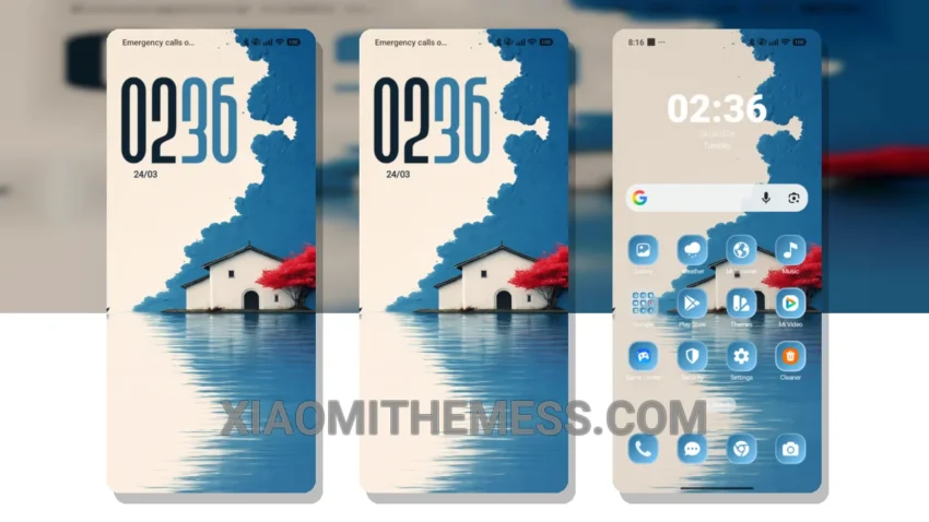 Ocean Breeze MTZ Theme: HyperOS, MIUI Compatible