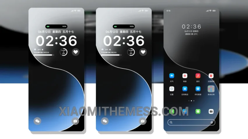 Aurora Born MTZ Theme for a Minimalist Xiaomi Experience