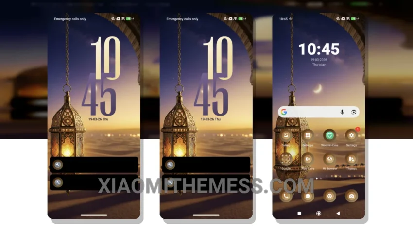 Ramzan Shaam HyperOS Theme for Xiaomi and Redmi Phones