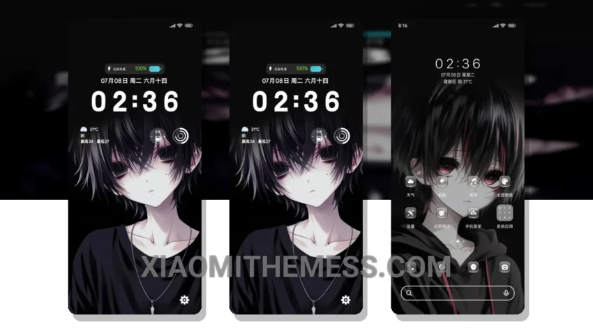 Youth Is Fiery HyperOS Theme for Xiaomi and Redmi Phones