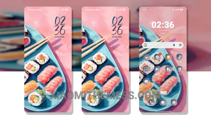 Chill Bites HyperOS Theme for Xiaomi and Redmi Phones