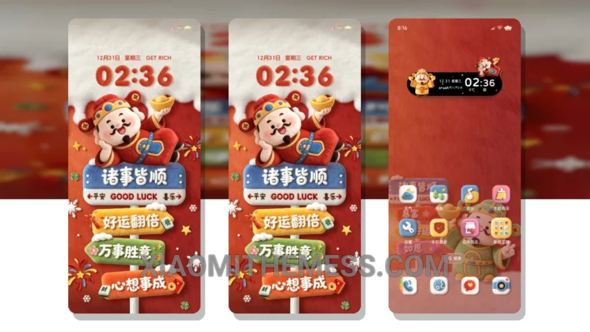 Fluffy Fortune Wishing Road Sign: The Dark Mode HyperOS Theme With a Unique Twist
