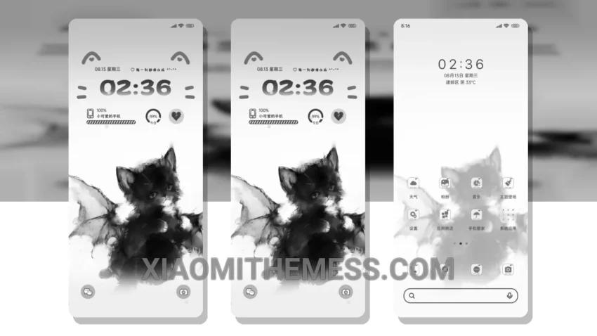 Whispers of Dark Love: The Aesthetic HyperOS Theme With a Unique Pastel Twist