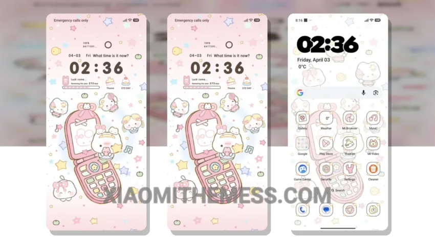 Morph Kitty Mech: The Pastel Aesthetic HyperOS Theme With a Touch of Whimsy