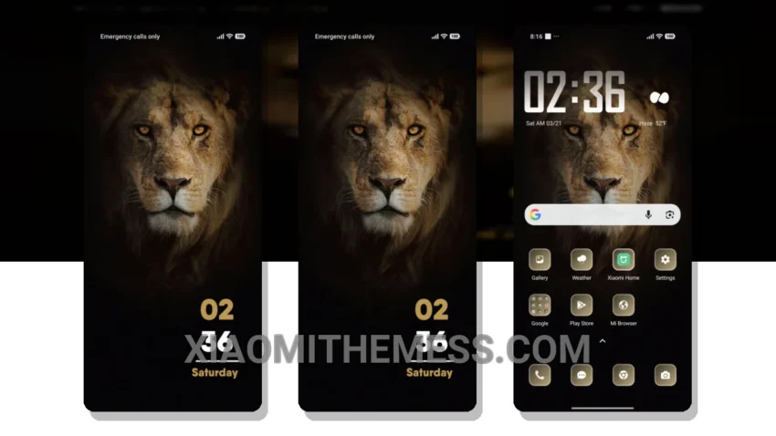 Lion Face: The Vibrant HyperOS Theme With a Unique Pastel Twist