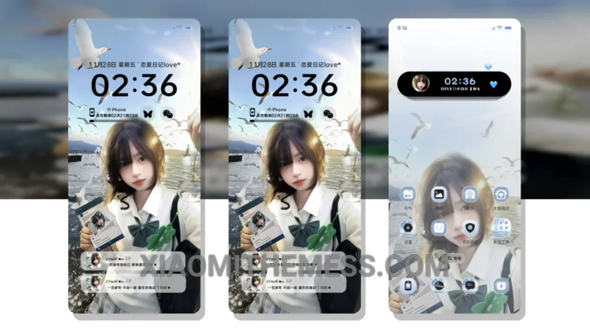 Gather All Love: A Minimal Vibrant Theme for Xiaomi and HyperOS