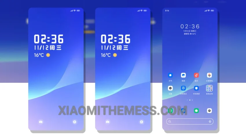 Fresh Simplicity MTZ Theme: Elegant Dark Mode for Xiaomi