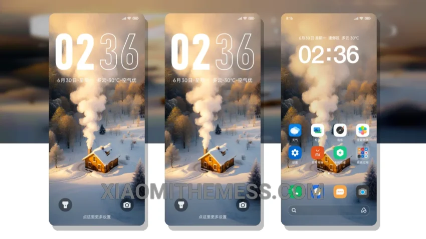 Vibrant Landscape: The Clean HyperOS Theme With a Unique Twist