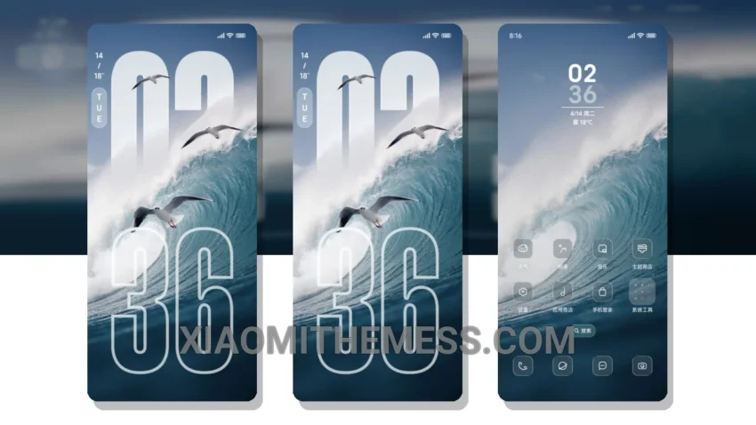 澎湃透明大景深: The Elegant Transparency HyperOS Theme for Xiaomi and Redmi Phones