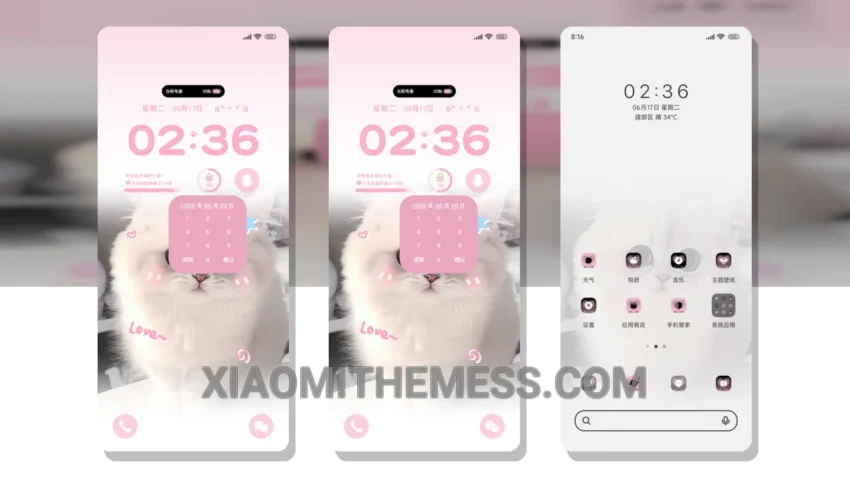 Dreaming of Happy Cats: A Whimsical Pastel HyperOS Theme for Xiaomi and Redmi Phones