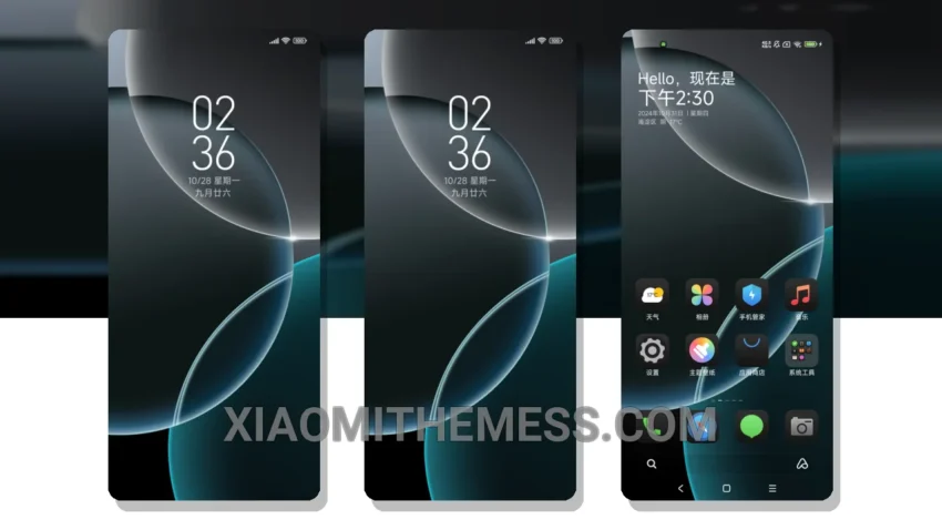 Deep Dark UI18 HyperOS Theme: Elegant Minimalism for Xiaomi and Redmi Phones