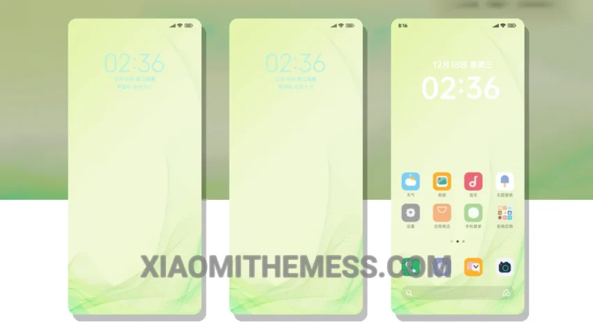Eyesafe Green: The Soothing Dark Mode HyperOS Theme