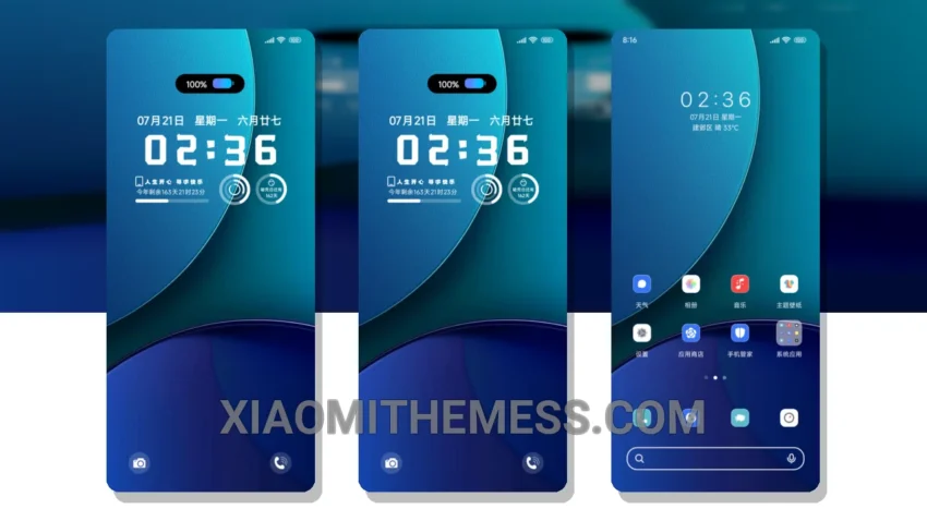 Collision Gradient Color Theme for Xiaomi and HyperOS
