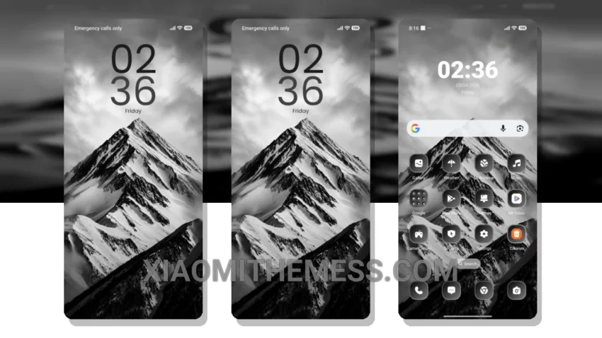 Snow Peak MIUI Themes for Xiaomi and Redmi Devices