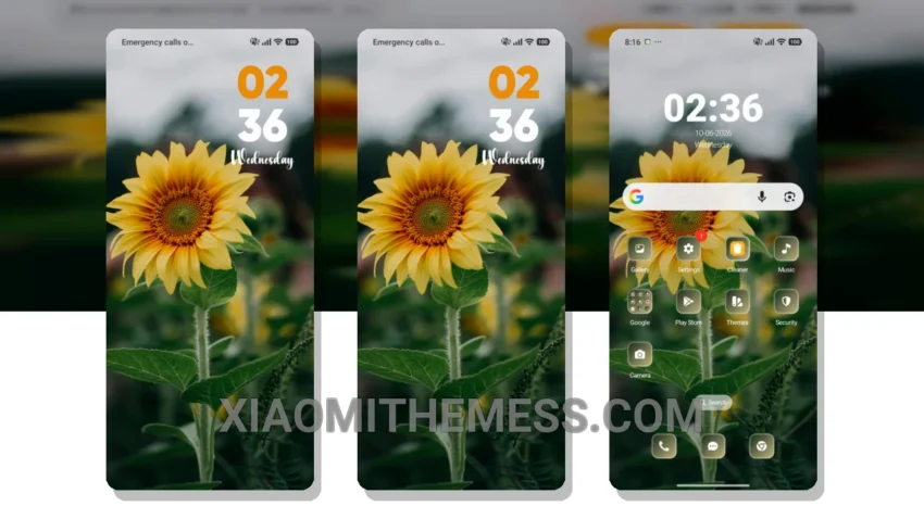 Follow The Sun MIUI Themes for Xiaomi and Redmi Devices
