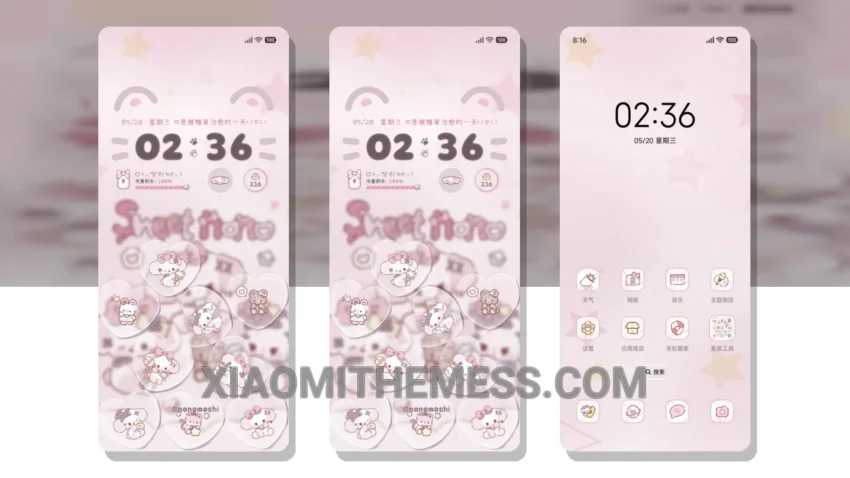 Sweet Bubble Theme for Xiaomi HyperOS