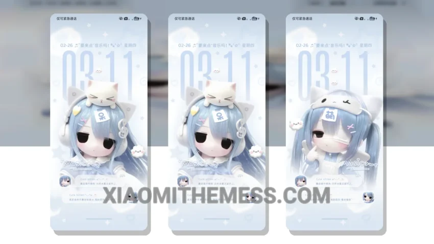 Customized Moe Anime Style Theme