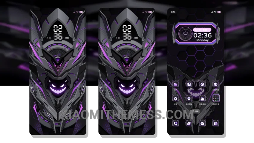 Transforming Sound Effects Mech MIUI Themes for Xiaomi and Redmi Devices