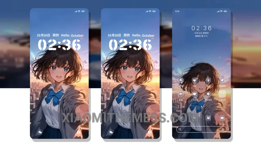 Follow Me to Find Happiness MIUI Themes for Xiaomi and Redmi Devices